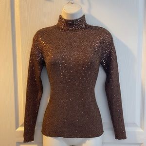 Once 1 Again Sequin Sweater Size S